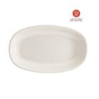 Bonna porcelain plate Gourmet oval 15x8.5 cm off white product photo