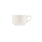 Bonna porcelain coffee cup Banquet 18 cl off white stackable photo du produit