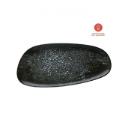 Bonna porcelain plate Vago Cosmos rectangle 36 cm black photo du produit