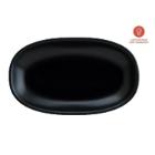 Bonna porcelain bowl Notte Gourmet oval 15x8.5 cm black product photo