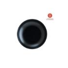 Bonna porcelain coupe plate deep Notte Bloom ø 23 cm black product photo