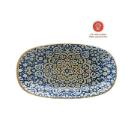 Bonna porcelain plate Gourmet Alhambra oval 19x11 cm blue product photo