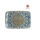 Bonna porcelain plate Moove Alhambra rectangle 23x16 cm blue Produktbild