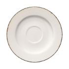 Bonna porcelain coffee saucer Rita with rim ø 16 cm white product photo