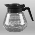 Glass coffee pot Bravilor with hinged lid 1.7L transparent/black product photo
