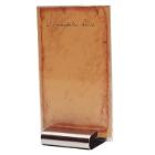 RVS menukaarthouder 8 x 7 cm mat gepolijst Productfoto