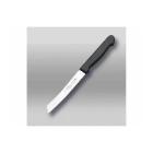 Stainless steel tomato knife with black handle 22 cm product photo