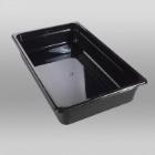 Polycarbonate gastronorm insert 1/1 GN 53x32.5x10 cm black product photo