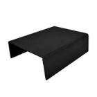 Melamine buffet booster 32.5x26.5x10 cm black product photo