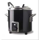 Pujadas stainless steel soup kettle ø 35 cm 10.4L black 230V-1400W product photo