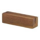 Houten menukaarthouder Acacia 9x3x3 cm Productfoto