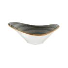 Bonna porcelain bowl oval Stream Aura Space &oslash; 10 cm gray product photo