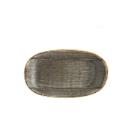 Bonna assiette ovale en porcelaine Gourmet Aura Space 34x19 cm gris photo du produit
