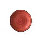 Bonna porseleinen coupe bord diep Bloom Aura Passion ø 28 cm rood Productfoto