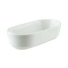 Bonna porcelain bowl Mood oval 15.5x7.7x4.1 cm white product photo