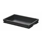 Black Line kunststof lekbak 60x40x7.5 cm gladde bodem zwart Productfoto