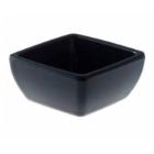 Melamine bowl square 6x6 cm black product photo