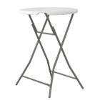 Hendi round bar table ø 80 cm H 110 cm white folding table product photo