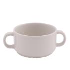 Grocier porcelain soup bowl Innovation Stb with 2 handles 25 cl Off white photo du produit