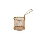 Stainless steel fryer basket 9.3x9 cm copper product photo