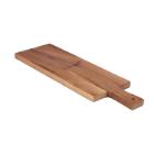 Houten acacia serveer plank 50x15x2 cm bruin Productfoto