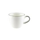 Bonna porcelain coffee cup Rita Retro Black 230 cc off white/black product photo