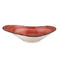Bonna porcelain bowl oval Stream Aura 27x19 cm 750 ml Passion Red product photo
