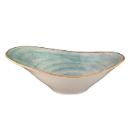 Bonna porcelain bowl oval Stream Aura 27x19 cm 750 ml Aqua Blue photo du produit
