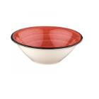 Bonna porseleinen kom Gourmet Aura ø 18 cm 700 ml Passion Rood Productfoto