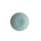 Bonna porcelain deep coupe plate Bloom Aura ø 23 cm aqua blue product photo