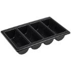 PP cutlery tray GN 1/1 black product photo