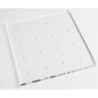 Plexiglas lollypop houder 18x18x0,8 cm 16-gaats transparant Productfoto