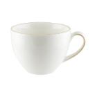 Tasse à café en porcelaine Bonna Rita Retro 230 cc brun fauve blanc cassé photo du produit