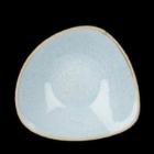 Churchill Stonecast Duck Egg Blue schaal 60 cl / 23.5 cm driehoek Productfoto