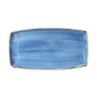 Churchill Stonecast Cornflower Blue bord rechthoek 35x18.5cm Productfoto