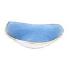 Churchill Stonecast Cornflower Blue schaal 60 cl driehoek Productfoto
