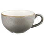 Churchill Stonecast Peppercorn Grey cappuccino mok 22.7 cl ø 9.5 cm Productfoto