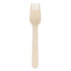 Verive waxed wooden fork 16 cm brown product photo
