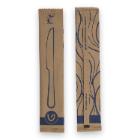 Verive waxed wooden knife 16 cm brown (individually wrapped) product photo