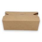 Verive kartonnen maaltijdbox 121/136x152/168x51 mm 1000 ml bruin Productfoto