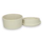 Verive reusable coffee to go lid PP+sleeve smokey white product photo