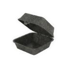 Verive reusable hamburger tray 16x15x8.5 cm grey product photo