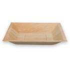 Verive palmblad bord diep vierkant 18x18x2.5 cm naturel Productfoto