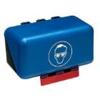 Secubox 2 opbergdoos mini 23.6x12x12 cm blauw tbv veilligheidsbril Productfoto