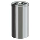 Stainless steel flame-retardant paper bin 50L silver product photo