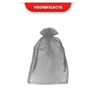 Organza pouch 17x25 cm silver product photo
