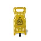 Numatic plastic warning sign wet floor trilingual 59x52x41 cm yellow product photo