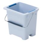 Vileda kunststof emmer UltraSpeed Pro 25L grijs/blauw tbv rolemmer 5947222 Productfoto