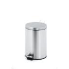 RVS pedaalafvalbak 12L zilver Productfoto