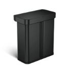 Simplehuman Liner Pocket voice control steel recycling bin 24 + 34L black product photo
